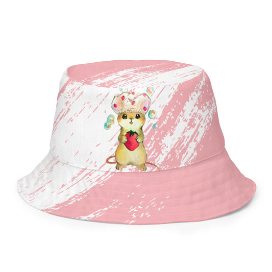 Cats Don't Like Baths "Cats in a Tub" by Lulu Edge Reversible Bucket Hat