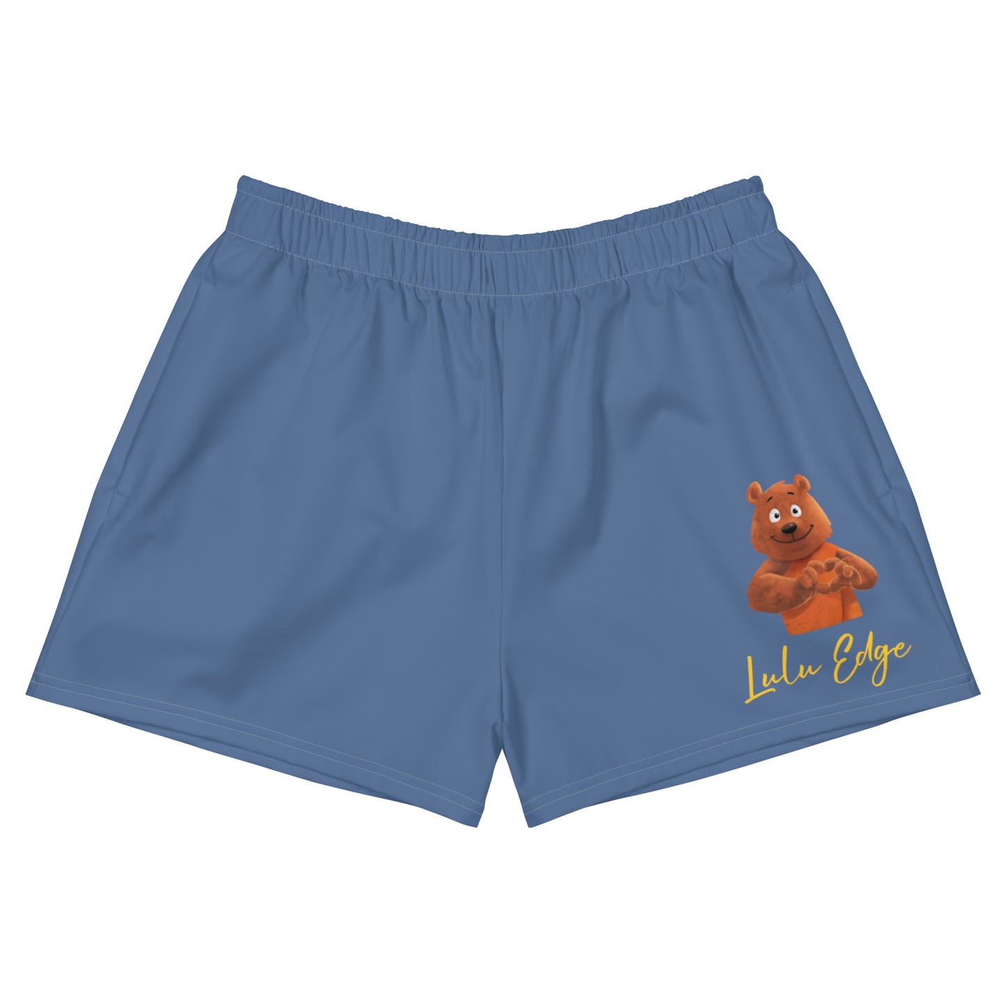 Buddha Bear "Zen Collection" by Lulu Edge Women’s Recycled Athletic Shorts
