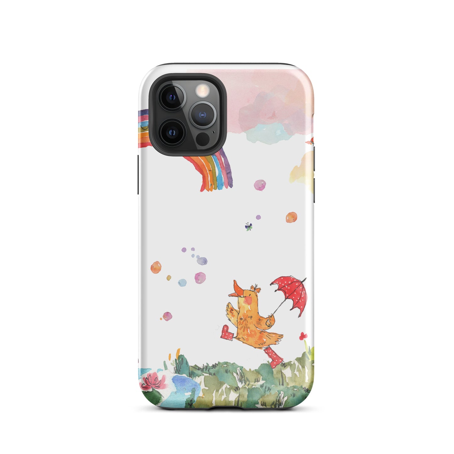 Penelope's Puddle Paddle Day "Rainbow Collection" by Lulu Edge Tough Case for iPhone®