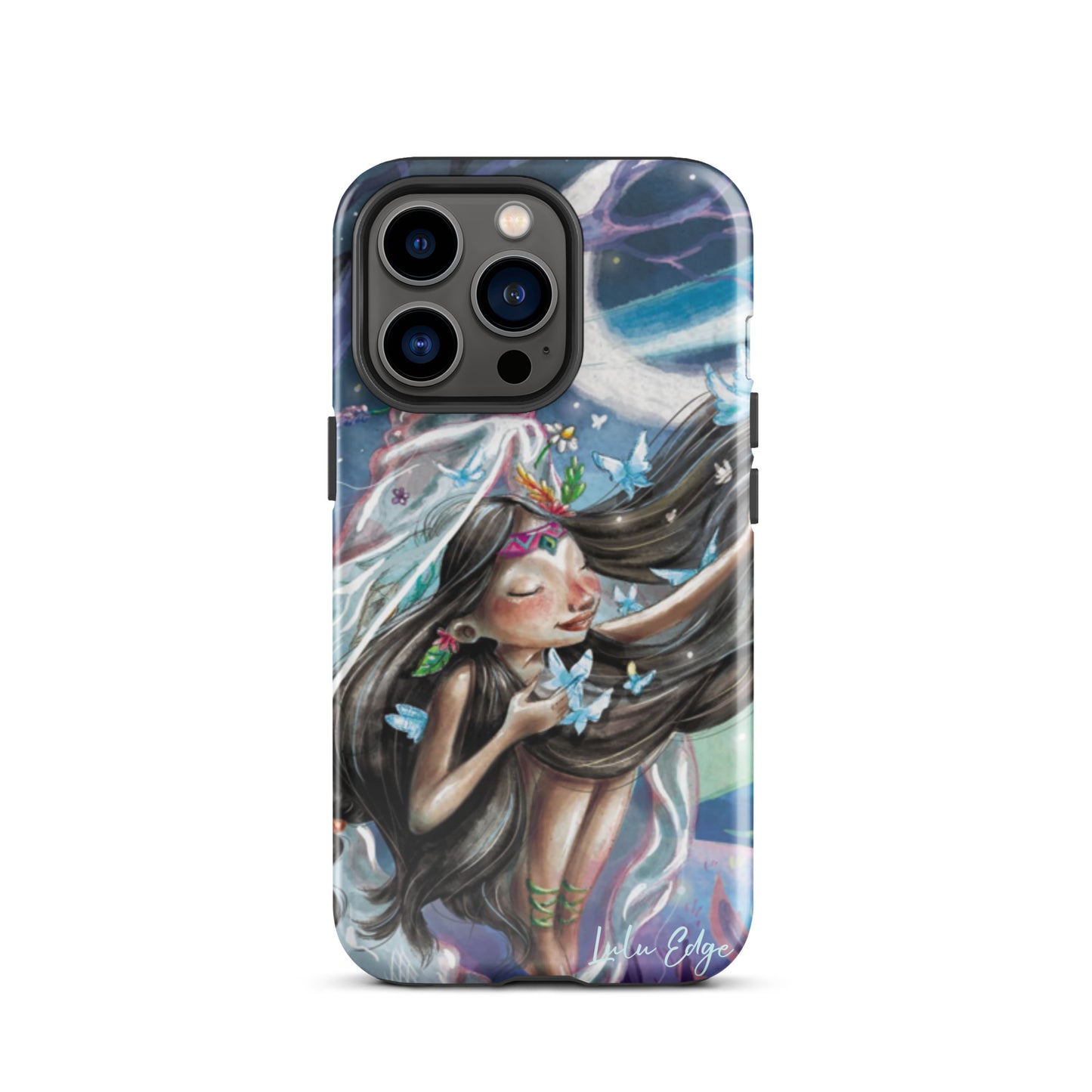 Nova the Butterfly Princess "Butterfly Collection" by Lulu Edge Tough Case for iPhone®