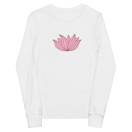 Kawaii Coloring Book "Frog Collection" by Lulu Edge Youth Long Sleeve Tee