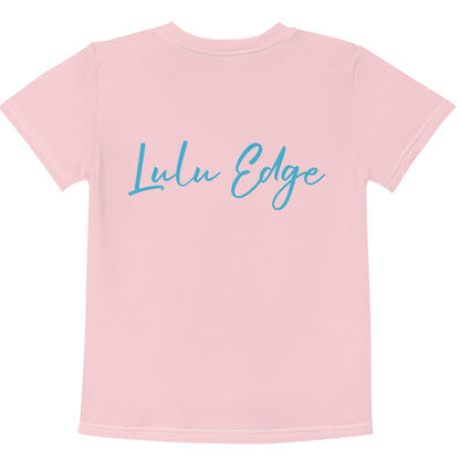 Penelope's Puddle Paddle Day "Rainbow Collection"  by Lulu Edge Kids Crew Neck T-shirt