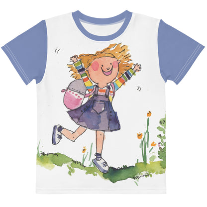 My First Week of School " First Day Collection" by Lulu Edge Kids crew neck t-shirt