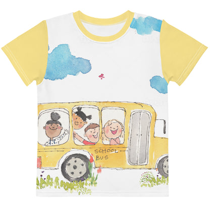 My First Week of School " First Day Collection" by Lulu Edge Kids Crew Neck T-shirt