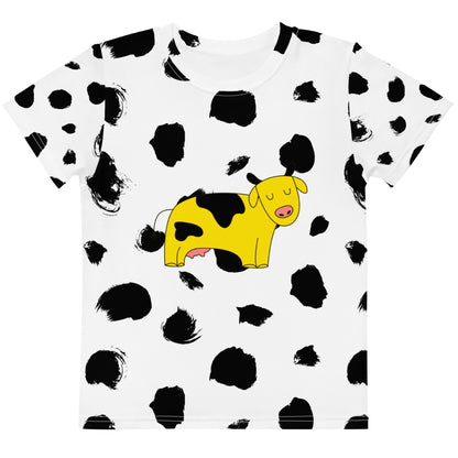 Kawaii Coloring Book "Farm Collection" by Lulu Edge Kids Crew Neck T-shirt