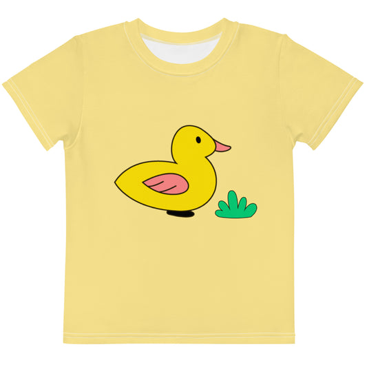 Kawaii Coloring Book "Farm Collection" by Lulu Edge Kids Crew Neck T-shirt