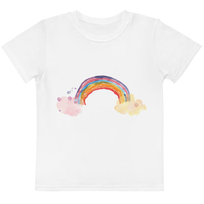 Penelope's Puddle Paddle Day "Rainbow Collection"  by Lulu Edge Kids Crew Neck T-shirt