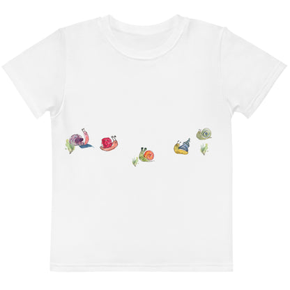 Penelope's Puddle Paddle Day "Rainbow Collection"  by Lulu Edge Kids Crew Neck T-shirt