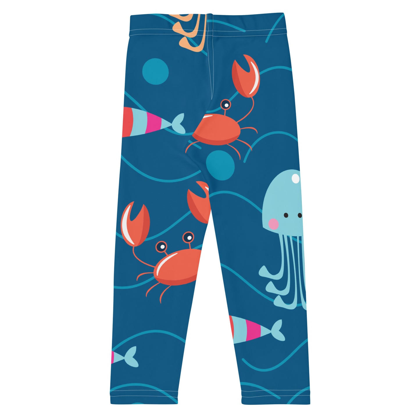 Kawaii Coloring Book "Undersea Collection" by Lulu Edge Kid's Leggings