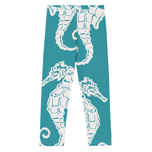 Wisdom of the Ocean "Seahorse Collection" by Lulu Edge Kid's Leggings