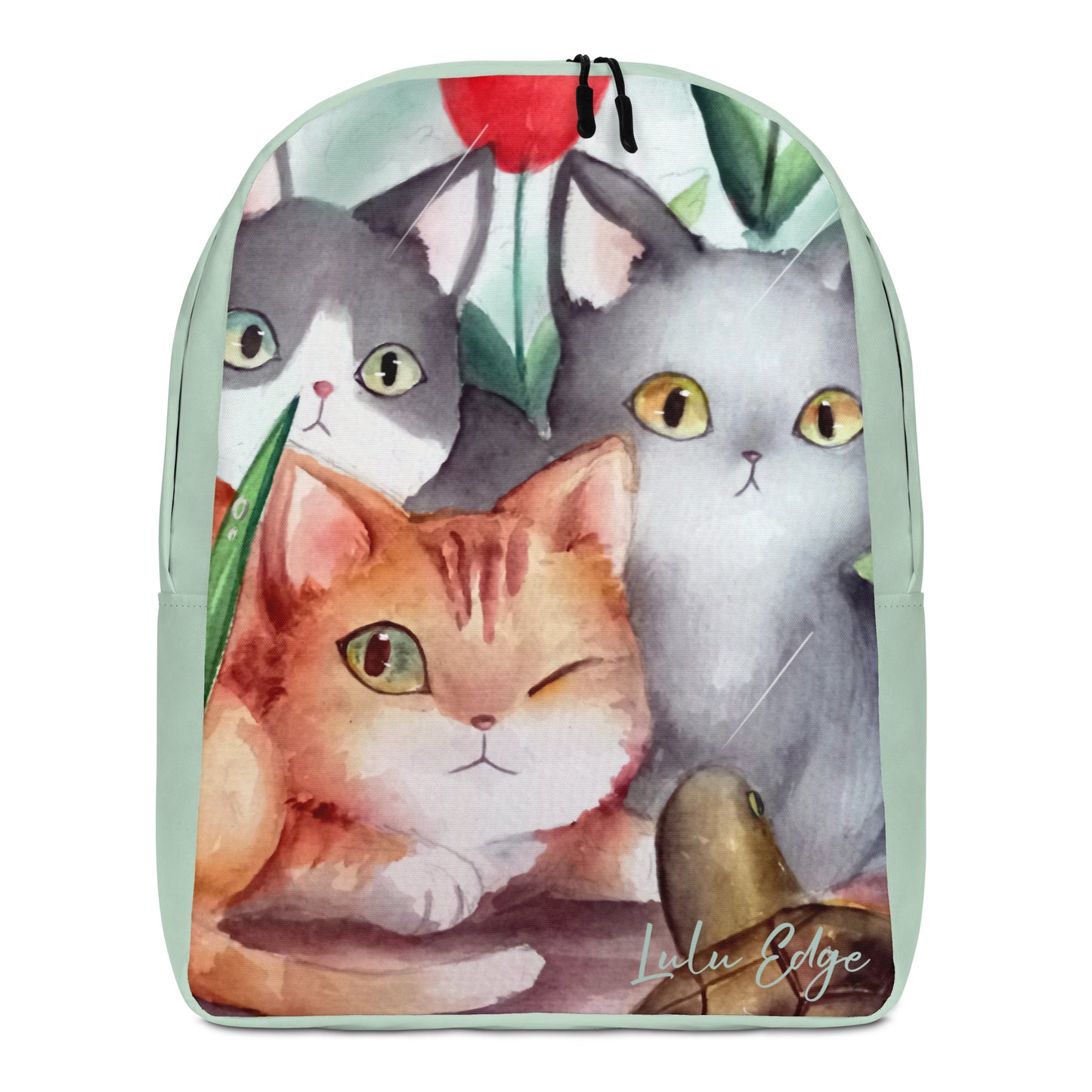 Cats Don't Like Baths "Spring Collection" by Lulu Edge Minimalist Backpack