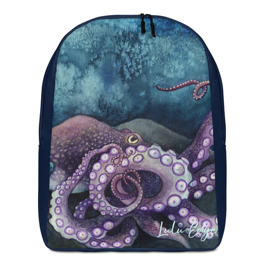 Wisdom of the Ocean "Seahorse Collection" by Lulu Edge Minimalist Backpack