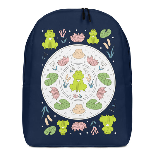 Kawaii Coloring Book "Frog Collection" by Lulu Edge Minimalist Backpack