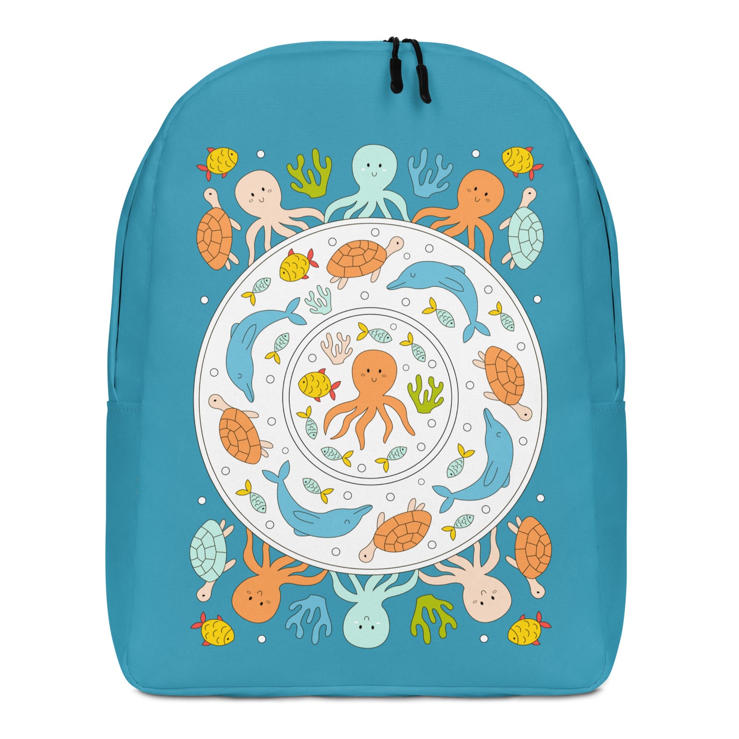 Kawaii Coloring Book "Undersea Collection" by Lulu Edge Minimalist Backpack