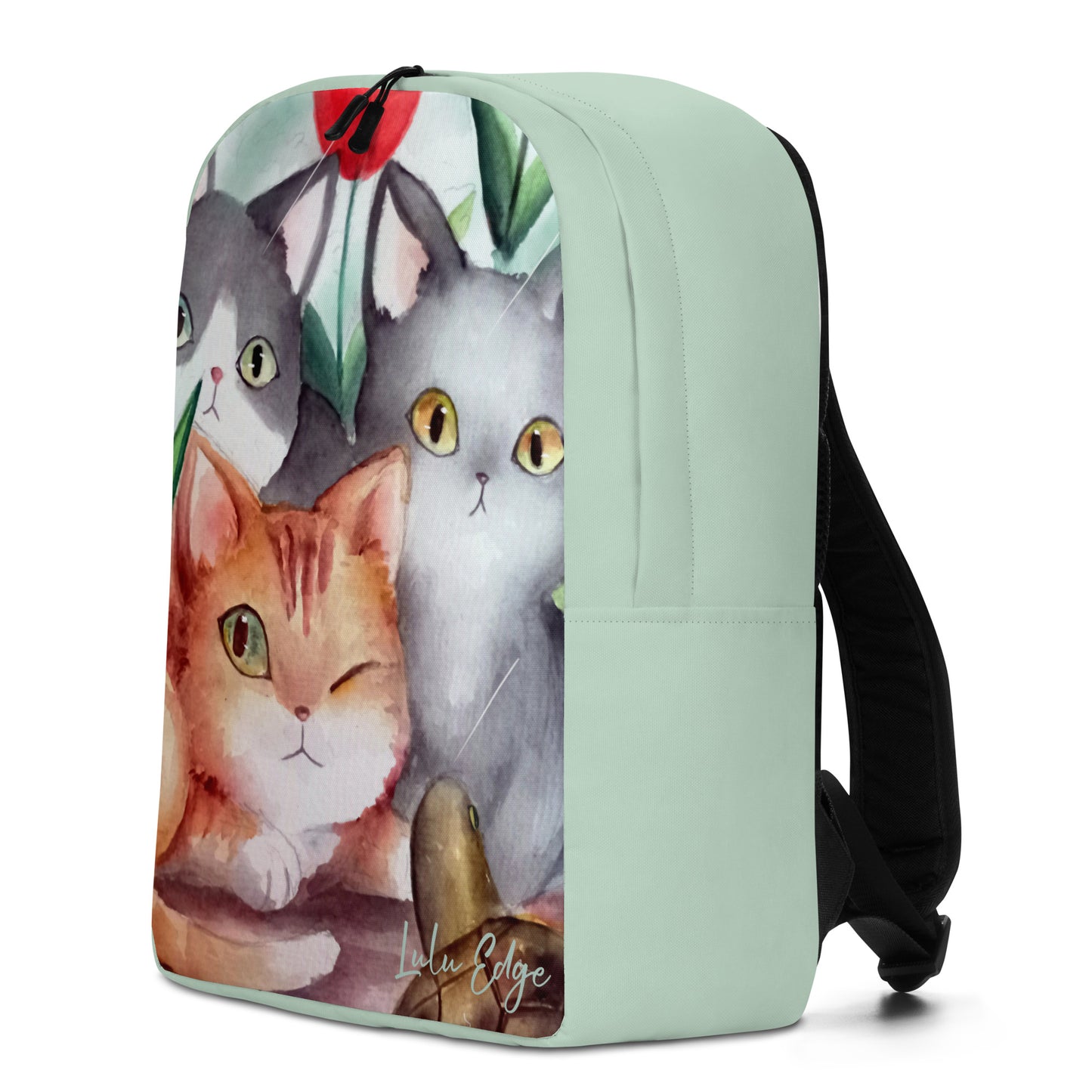 Cats Don't Like Baths "Spring Collection" by Lulu Edge Minimalist Backpack