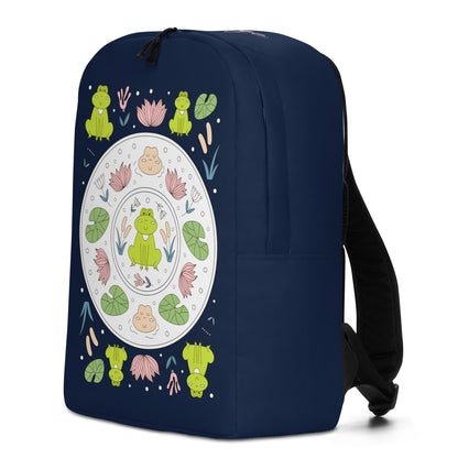 Kawaii Coloring Book "Frog Collection" by Lulu Edge Minimalist Backpack