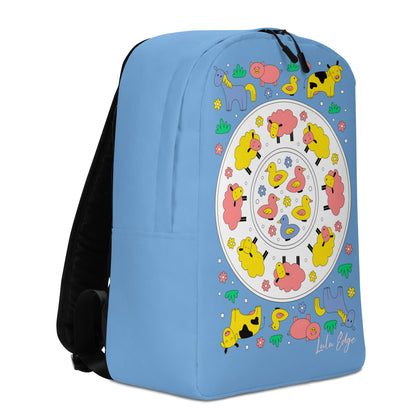 Kawaii Coloring Book "Farm Collection" by Lulu Edge Minimalist Backpack