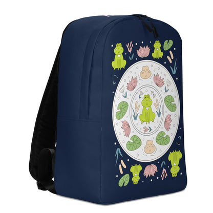 Kawaii Coloring Book "Frog Collection" by Lulu Edge Minimalist Backpack