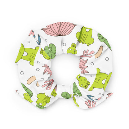 Kawaii Coloring Book "Frog Collection" by Lulu Edge Recycled Scrunchie