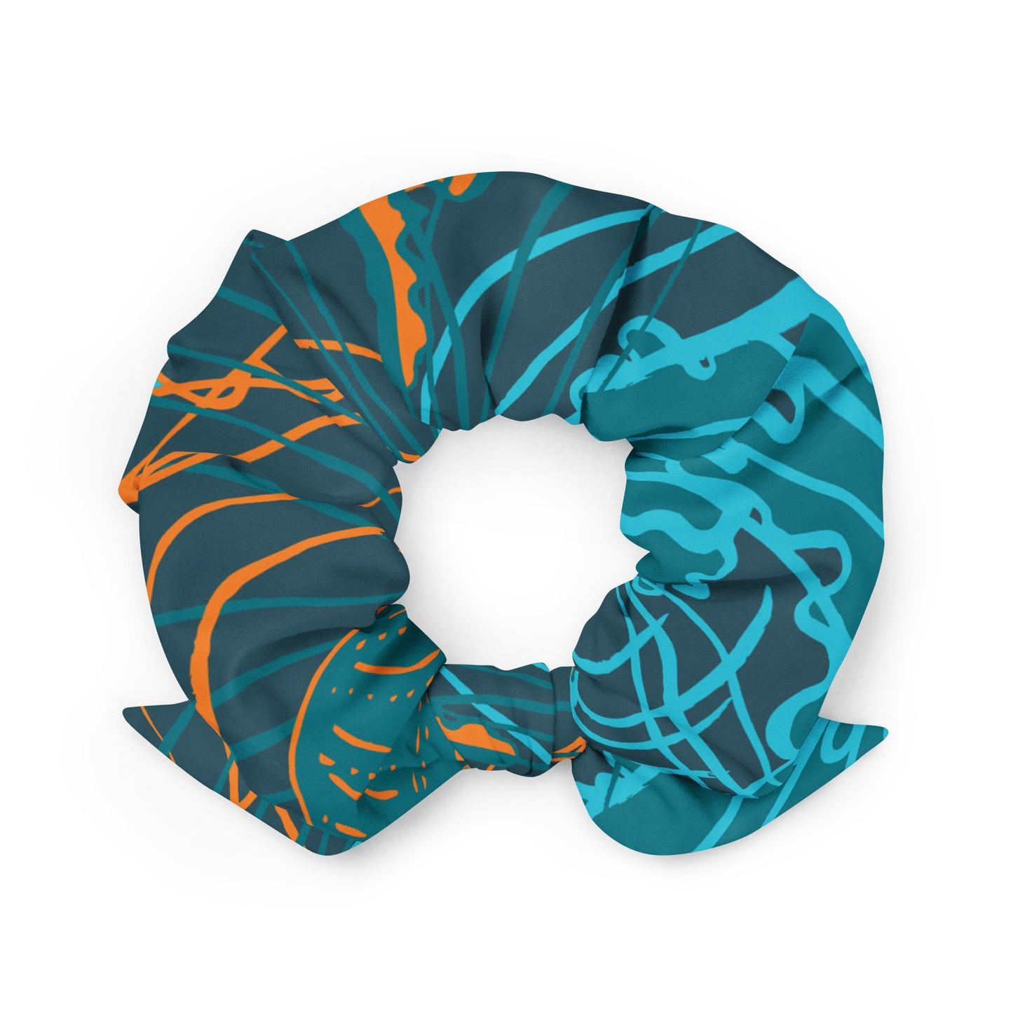 Wisdom of the Ocean "Seahorse Collection" by Lulu Edge Recycled Scrunchie