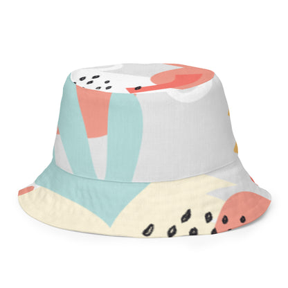 Kawaii Coloring Book "Undersea Collection" by Lulu Edge Reversible Bucket Hat