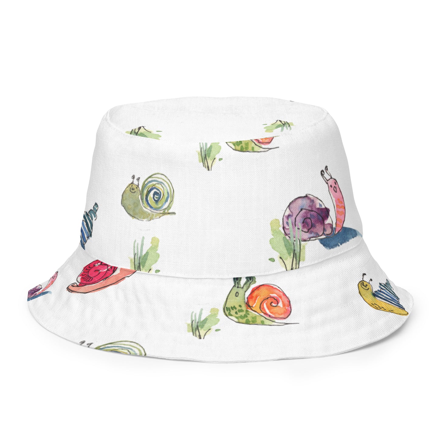 Penelope's Puddle Paddle Day "Rainbow Collection" by Lulu Edge Reversible Bucket Hat