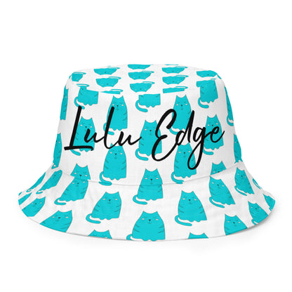 Kawaii Coloring Book "Cat Collection" by Lulu Edge Reversible Bucket Hat