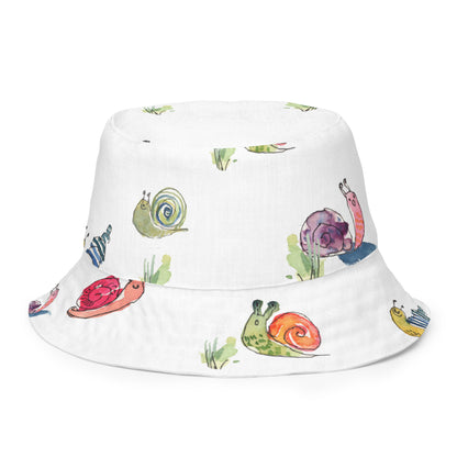 Penelope's Puddle Paddle Day "Rainbow Collection" by Lulu Edge Reversible Bucket Hat