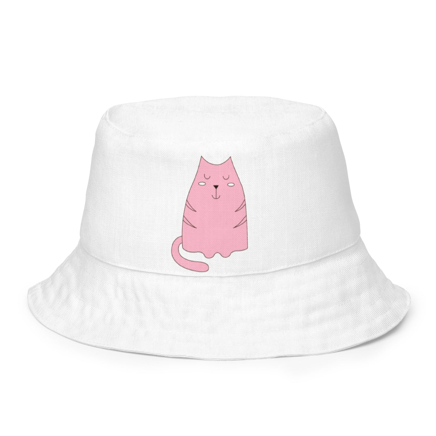 Kawaii Coloring Book "Cat Collection" by Lulu Edge Reversible Bucket Hat