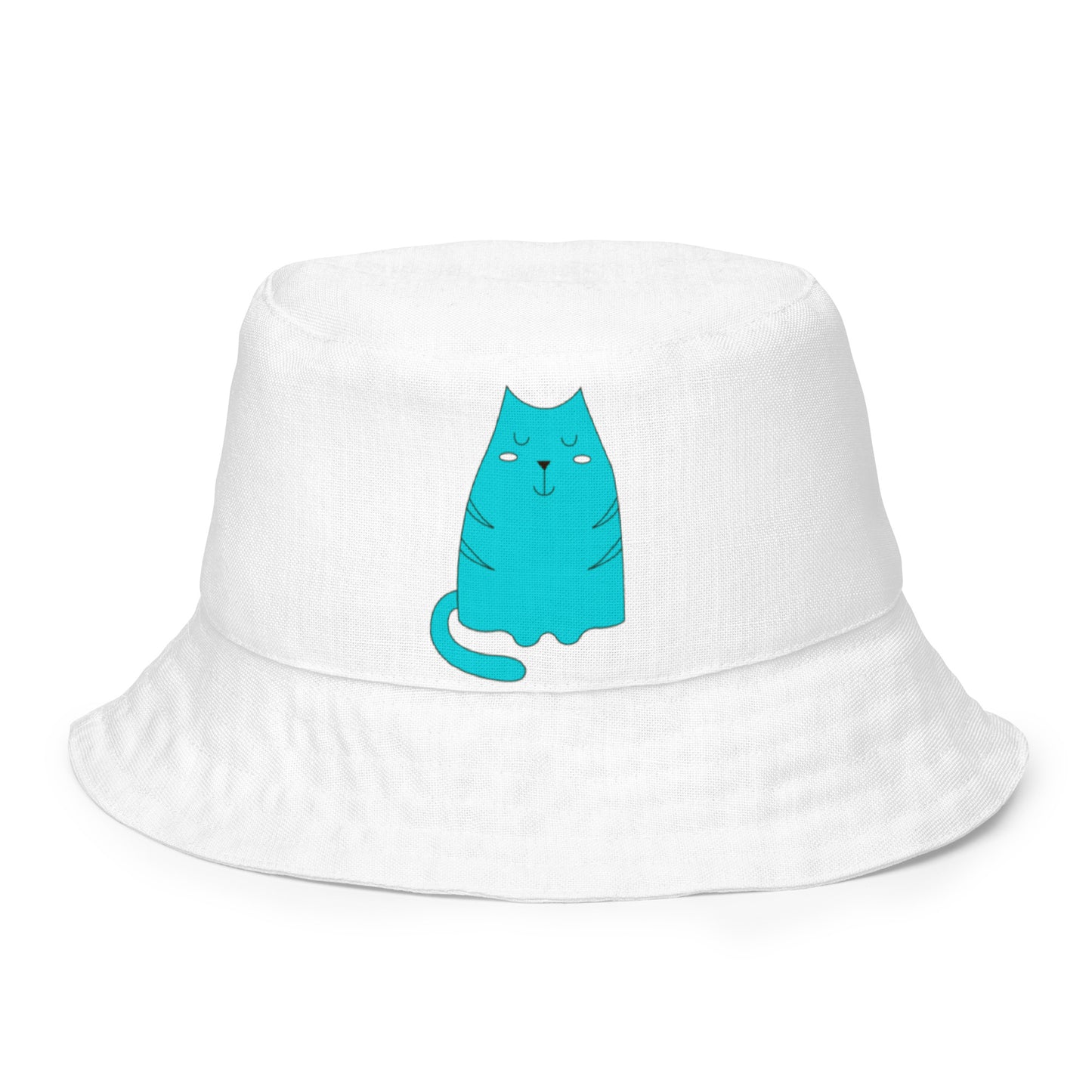 Kawaii Coloring Book "Cat Collection" by Lulu Edge Reversible Bucket Hat