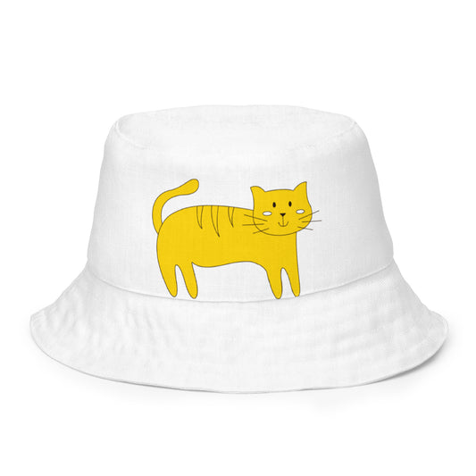 Kawaii Coloring Book "Cat Collection" by Lulu Edge Reversible Bucket Hat