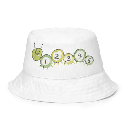 My First Week of School " First Day Collection" by Lulu Edge Reversible Bucket Hat