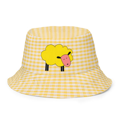 Kawaii Coloring Book "Farm Collection" by Lulu Edge Reversible Bucket Hat