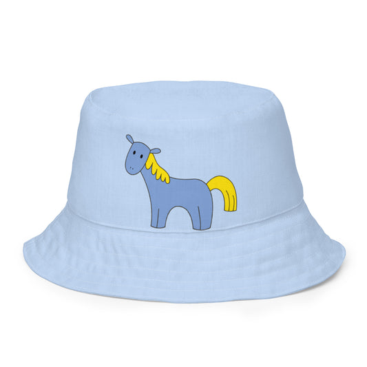 Kawaii Coloring Book "Farm Collection" by Lulu Edge Reversible Bucket Hat