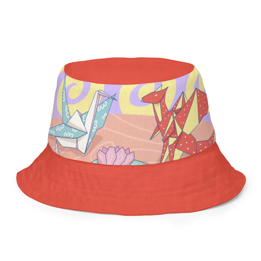 Tendo and the Bug Wars "Bug Collection" by Lulu Edge Reversible Bucket Hat