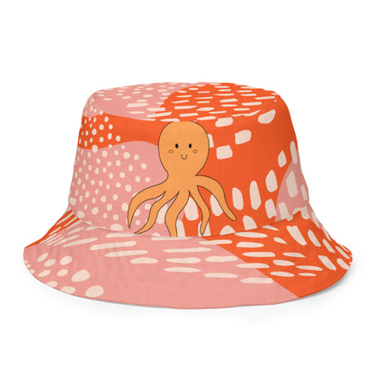 Kawaii Coloring Book "Undersea Collection" by Lulu Edge Reversible bucket hat