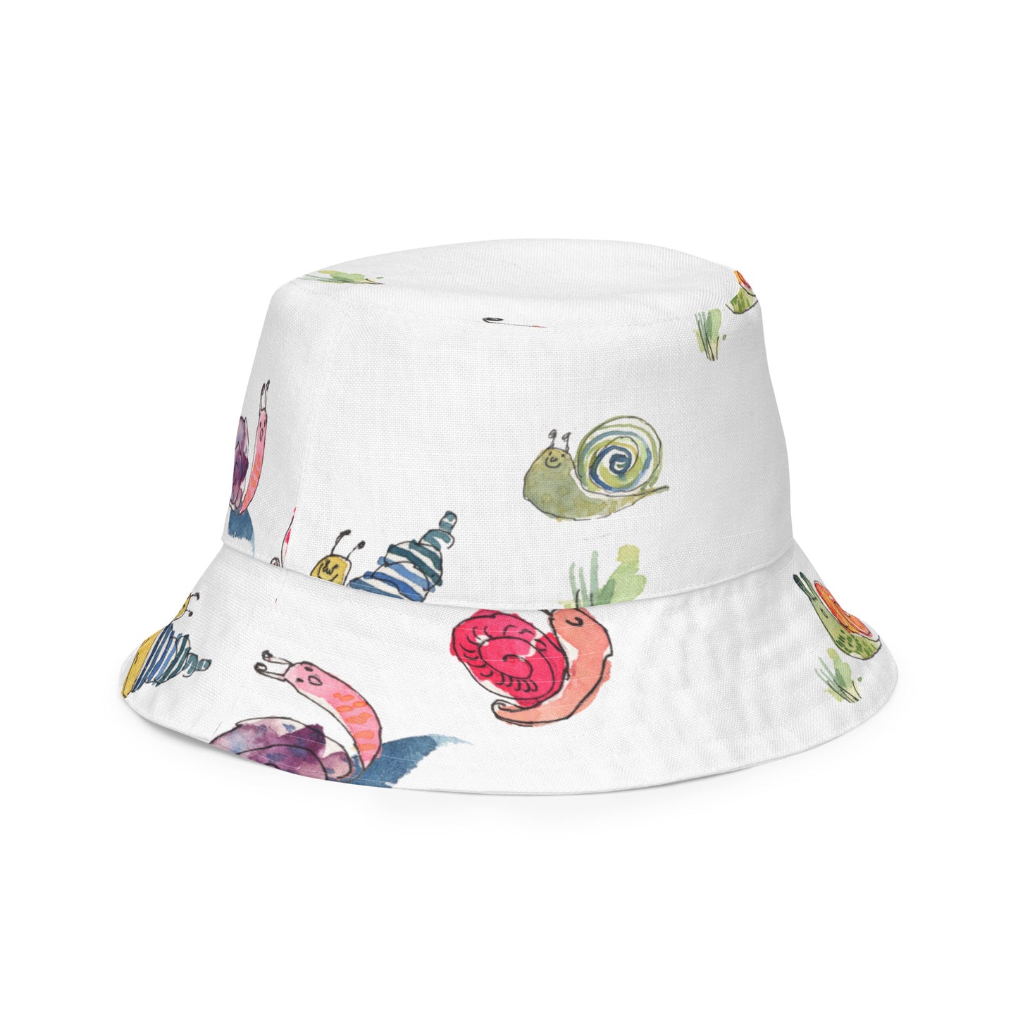 Penelope's Puddle Paddle Day "Rainbow Collection" by Lulu Edge Reversible Bucket Hat