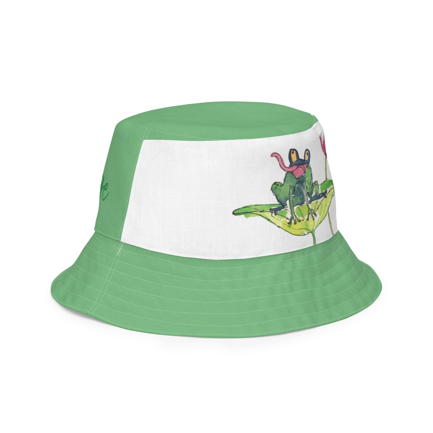 Penelope's Puddle Paddle Day "Rainbow Collection" by Lulu Edge Reversible Bucket Hat