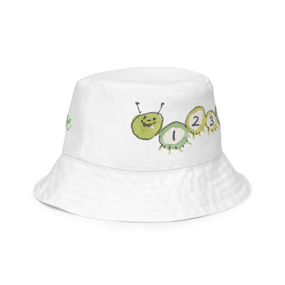 My First Week of School " First Day Collection" by Lulu Edge Reversible Bucket Hat