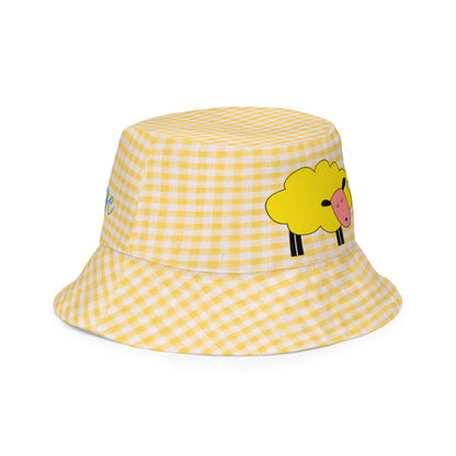 Kawaii Coloring Book "Farm Collection" by Lulu Edge Reversible Bucket Hat