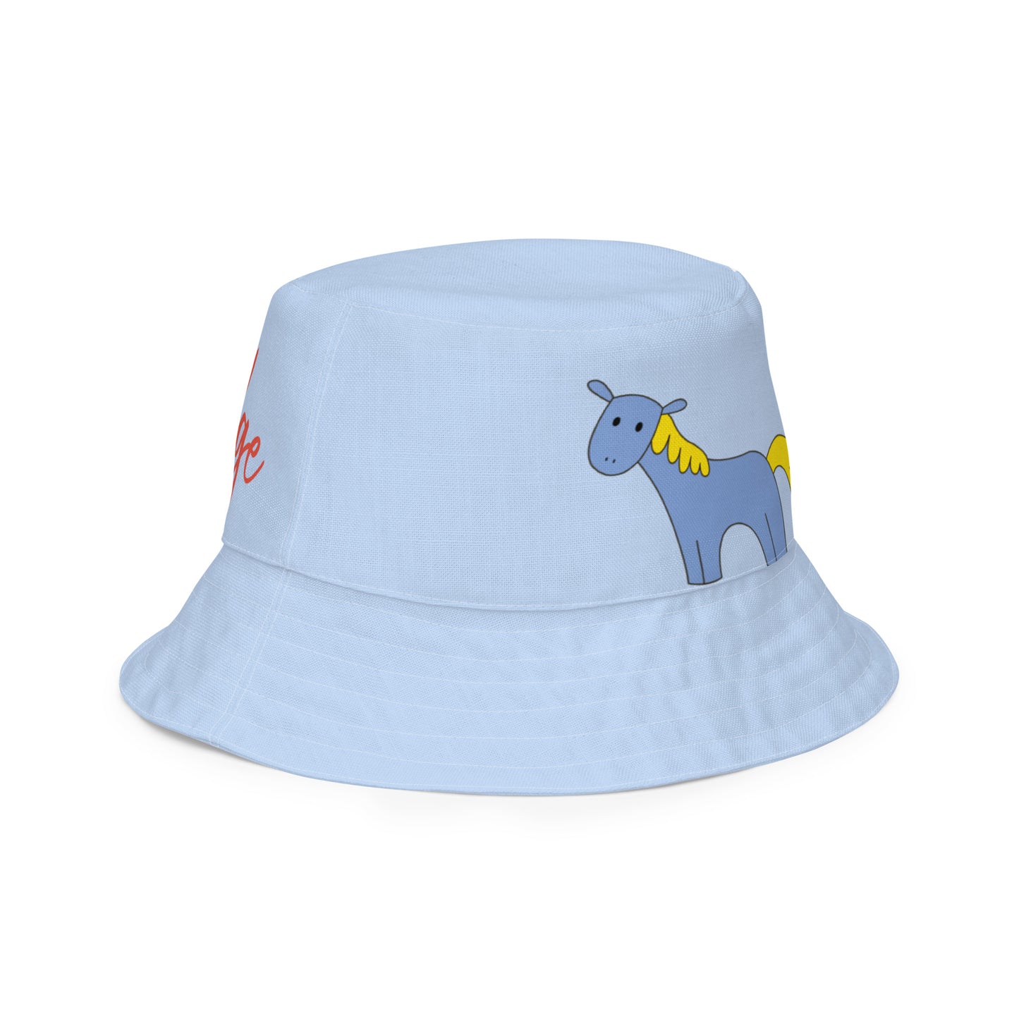 Kawaii Coloring Book "Farm Collection" by Lulu Edge Reversible Bucket Hat