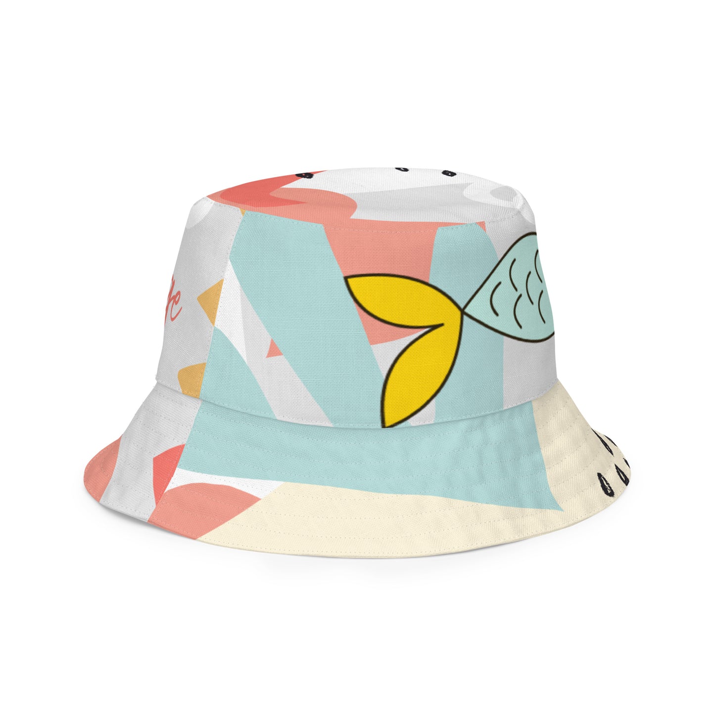 Kawaii Coloring Book "Undersea Collection" by Lulu Edge Reversible Bucket Hat