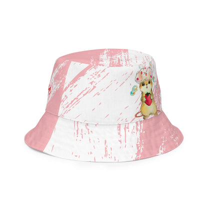 Cats Don't Like Baths "Cats in a Tub" by Lulu Edge Reversible Bucket Hat