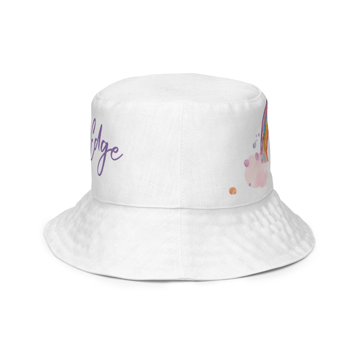 Penelope's Puddle Paddle Day "Rainbow Collection" by Lulu Edge Reversible Bucket Hat