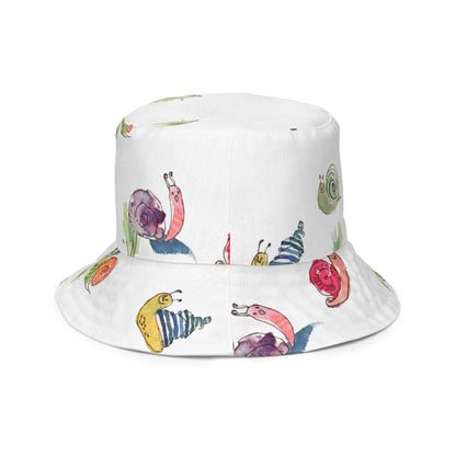 Penelope's Puddle Paddle Day "Rainbow Collection" by Lulu Edge Reversible Bucket Hat