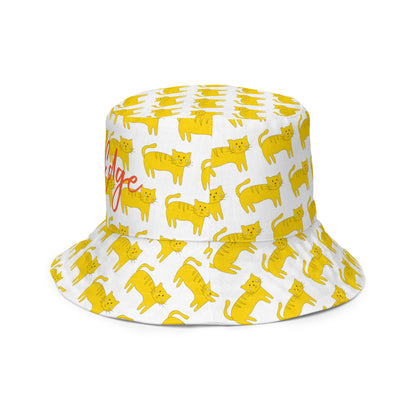 Kawaii Coloring Book "Cat Collection" by Lulu Edge Reversible Bucket Hat