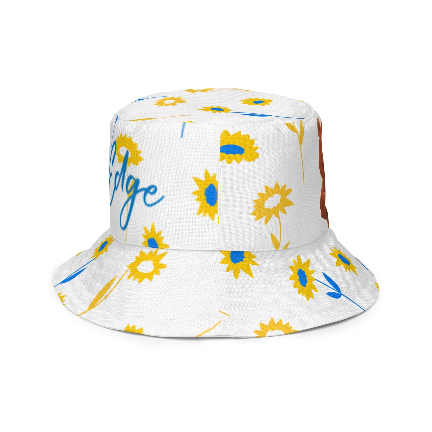 Buddha Bear "Zen Collection" by Lulu Edge Reversible Bucket Hat