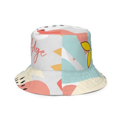 Kawaii Coloring Book "Undersea Collection" by Lulu Edge Reversible Bucket Hat