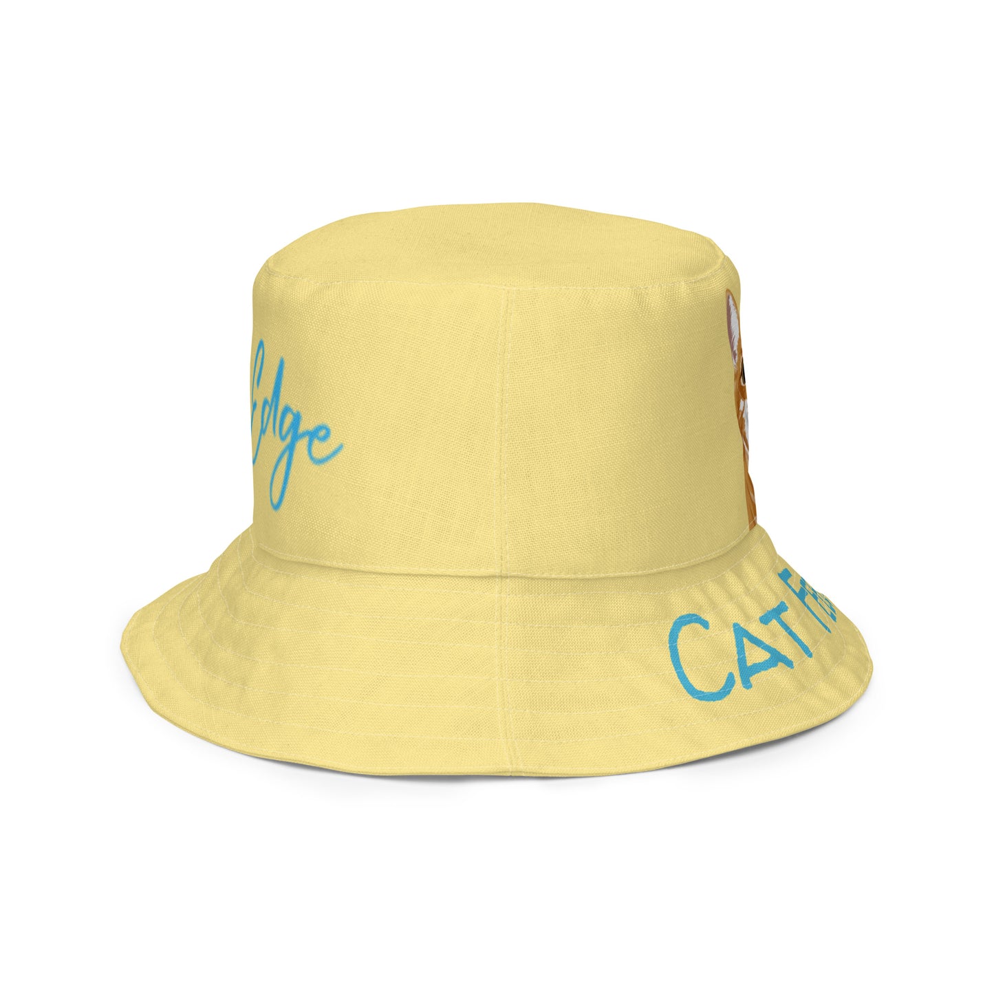 Cat Feelings "Cats With Attitude Collection" by Lulu Edge Reversible Bucket Hat