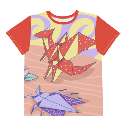 Tendo and the Bug Wars "Bug Collection" by Lulu Edge Youth Crew Neck T-shirt